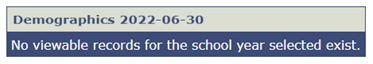 No demographic data for selected year